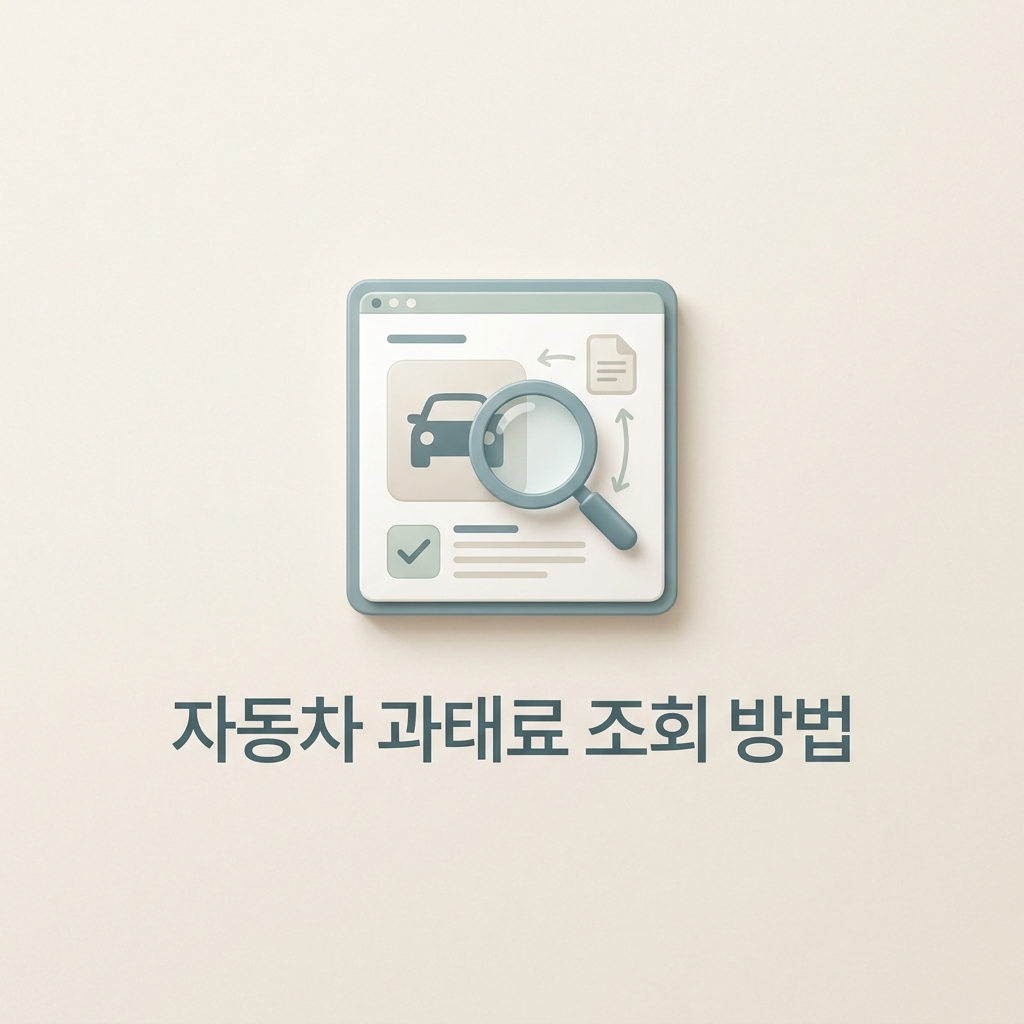 ai thumbnail minimal 자동차 과태료 조회 방법 1788159391