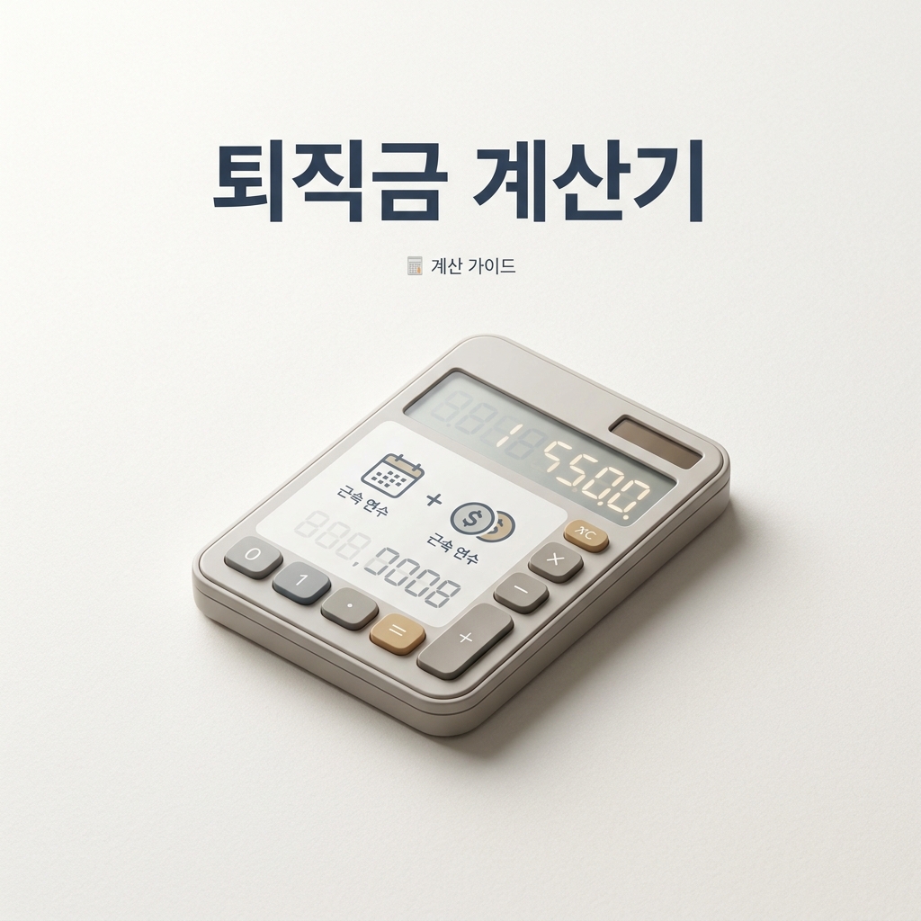 ai thumbnail minimal 퇴직금 계산기 1788184049