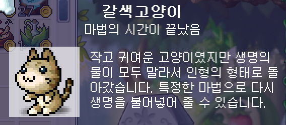 메이플 플래닛 펫 기간 연장 방법|생명의 물 사용법 2 펫 기간 끝남