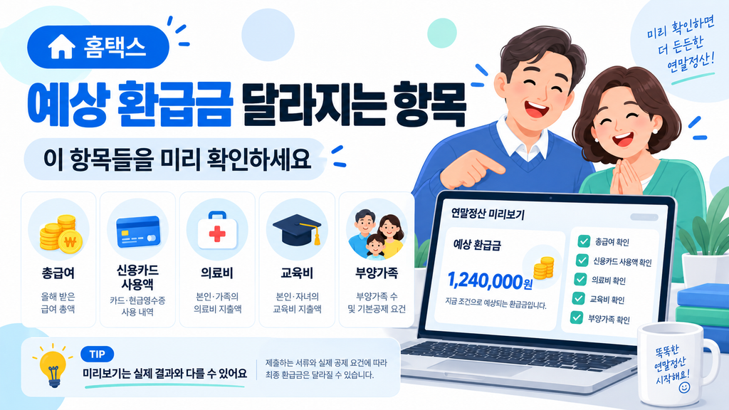 2027 연말정산 미리보기 조회 방법|예상 환급금 확인하기 4 2027 연말정산2