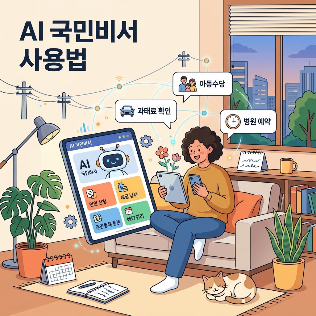 ai thumbnail illustration AI 국민비서 사용법 1788787016